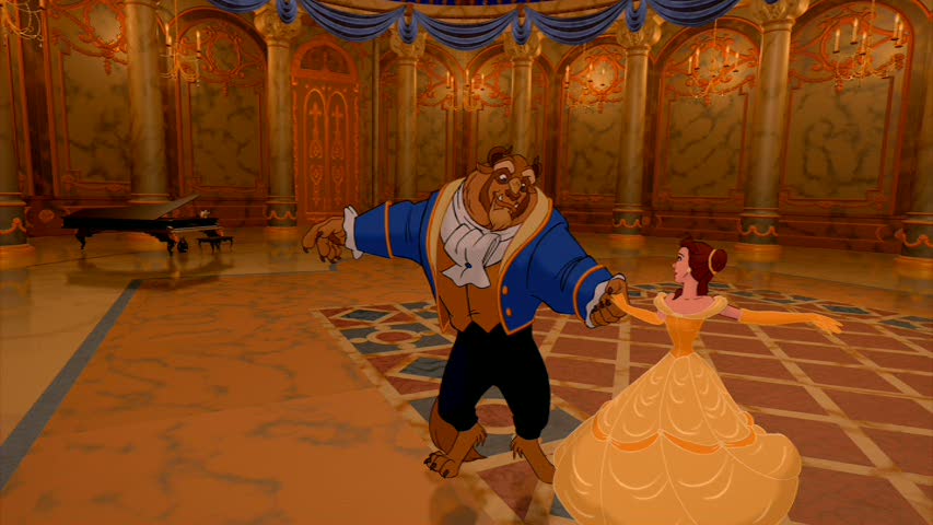 Image result for beauty and the beast disney ballroom
